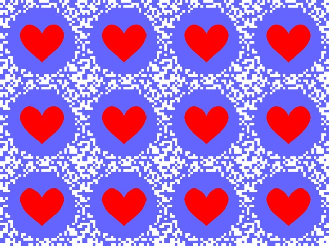 Lepattavan sydämen illuusio Kitaokan illuusiosivuilta http://www.psy.ritsumei.ac.jp/~akitaoka/flutteringheartillusion-e.html